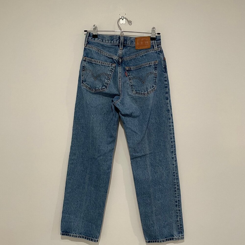 Levis Women Blue Jeans Size W24 L 30 - Picture 5 of 11
